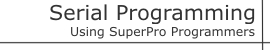 SuperPro Serial Programming