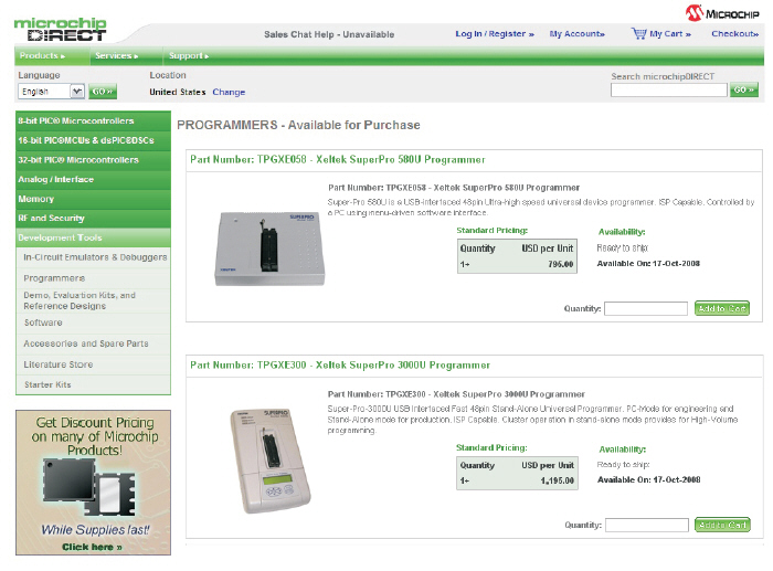 Microchip Offering Xeltek’s SuperPro Universal Device Programmers