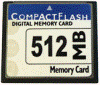 512MB Compact Flash Card